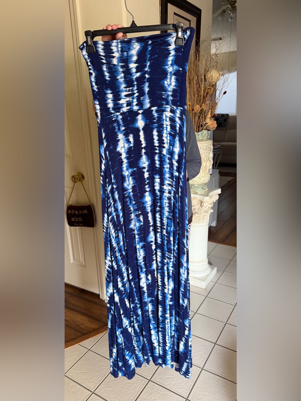 Tye dye strapless sundress
